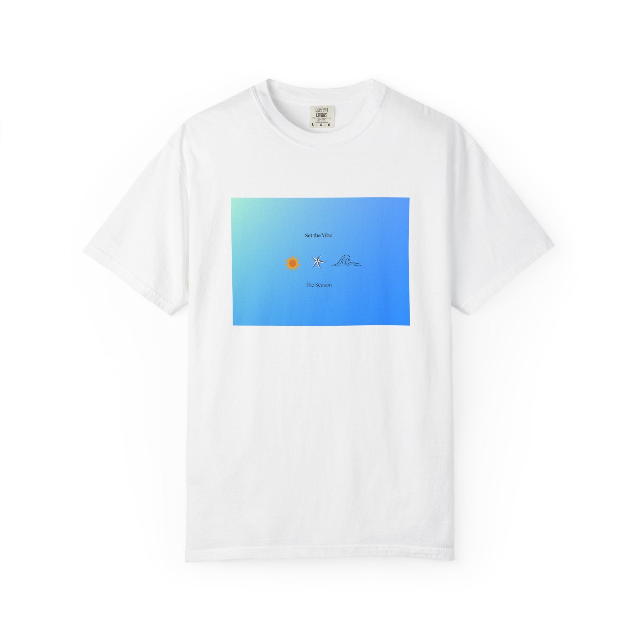 T-Shirt  (Sun • Wave • 'simple life')