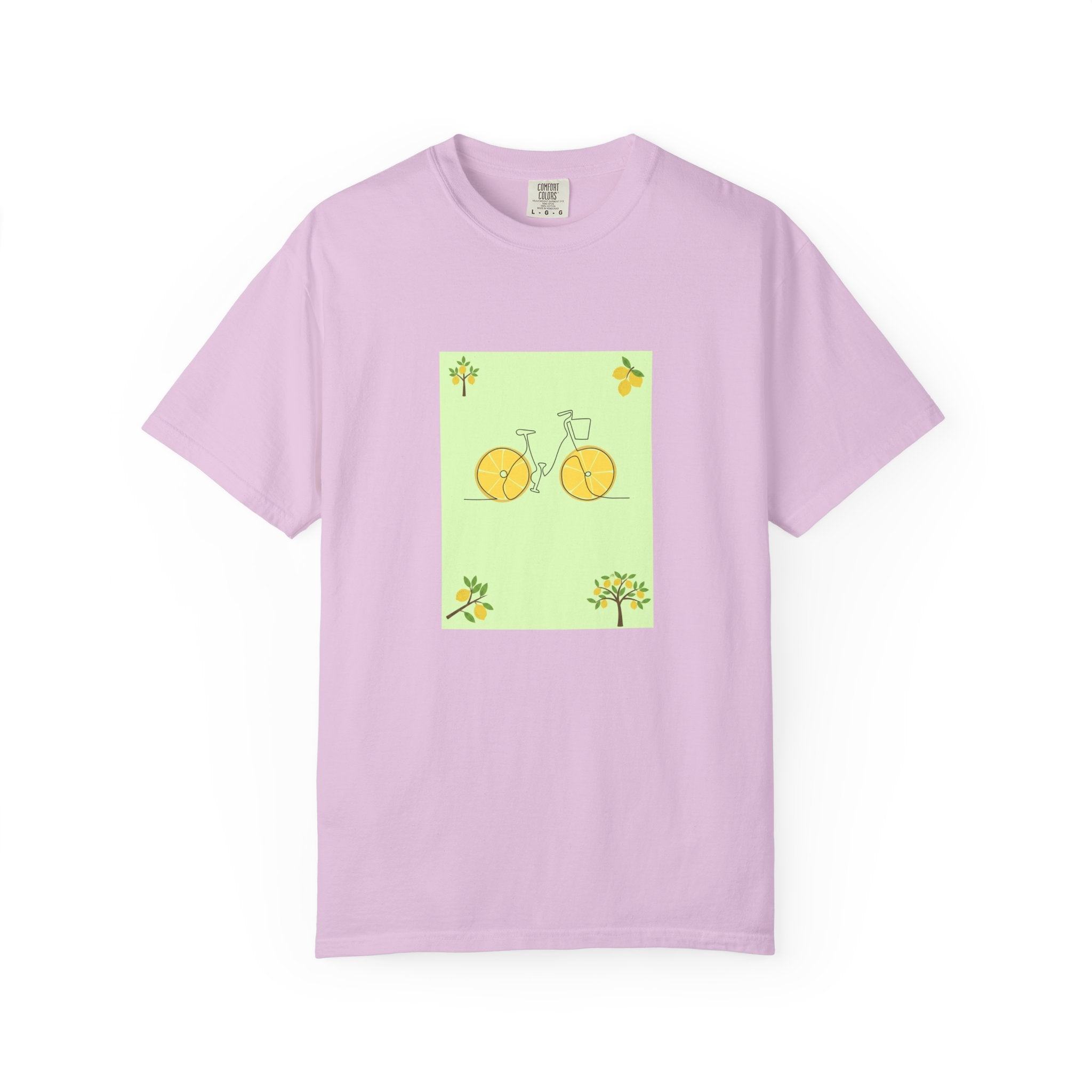 Bicycle Lemon Wheels T-Shirt — Cute Yellow Bike Graphic Tee